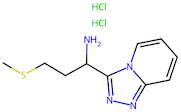 3-(Methylsulfanyl)-1-{[1,2,4]triazolo[4,3-a]pyridin-3-yl}propan-1-amine dihydrochloride