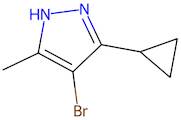 4-Bromo-3-cyclopropyl-5-methyl-1H-pyrazole