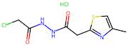 n'-(2-Chloroacetyl)-2-(4-methyl-1,3-thiazol-2-yl)acetohydrazide hydrochloride