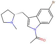 (R)-1-(5-Bromo-3-((1-methylpyrrolidin-2-yl)methyl)-1H-indol-1-yl)ethanone