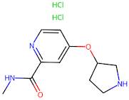 N-Methyl-4-(pyrrolidin-3-yloxy)picolinamide dihydrochloride