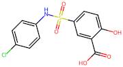 5-[(4-chlorophenyl)sulfamoyl]-2-hydroxybenzoic acid