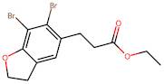 Ethyl 3-(6,7-dibromo-2,3-dihydrobenzofuran-5-yl)propanoate