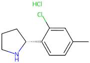 (R)-2-(2-Chloro-4-methylphenyl)pyrrolidine hydrochloride