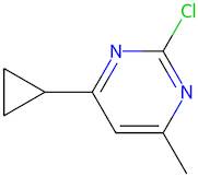 2-Chloro-4-cyclopropyl-6-methylpyrimidine