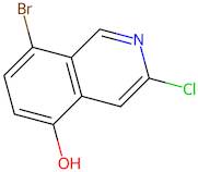 8-Bromo-3-chloroisoquinolin-5-ol