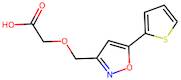 2-((5-(Thiophen-2-yl)isoxazol-3-yl)methoxy)acetic acid