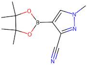 1-Methyl-4-(4,4,5,5-tetramethyl-1,3,2-dioxaborolan-2-yl)-1H-pyrazole-3-carbonitrile