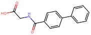 2-[(4-phenylphenyl)formamido]acetic acid