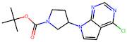 tert-Butyl 3-(4-chloro-7H-pyrrolo[2,3-d]pyrimidin-7-yl)pyrrolidine-1-carboxylate