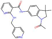 N-(1-acetyl-3,3-dimethylindolin-6-yl)-2-((pyridin-4-ylmethyl)amino)nicotinamide