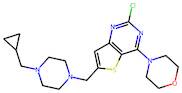 2-Chloro-6-[(4-cyclopropylmethylpiperazin-1-yl)methyl]-4-(morpholin-4-yl)thieno[3,2-d]pyrimidine