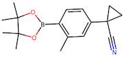 1-(3-Methyl-4-(4,4,5,5-tetramethyl-1,3,2-dioxaborolan-2-yl)phenyl)cyclopropanecarbonitrile