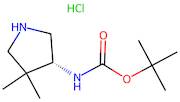 (R)-(4,4-Dimethyl-pyrrolidin-3-yl)-carbamic acid tert-butyl ester hydrochloride