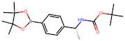 tert-Butyl (R)-(1-(4-(4,4,5,5-tetramethyl-1,3,2-dioxaborolan-2-yl)phenyl)ethyl)carbamate