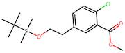 Methyl 5-(2-((tert-butyldimethylsilyl)oxy)ethyl)-2-chlorobenzoate