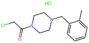 2-Chloro-1-{4-[(2-methylphenyl)methyl]piperazin-1-yl}ethan-1-one hydrochloride