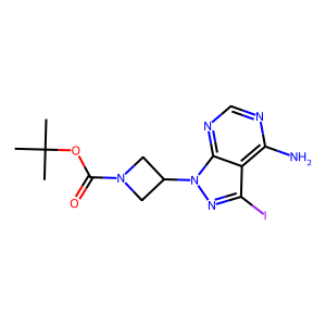 tert-Butyl 3-(4-amino-3-iodo-1H-pyrazolo[3,4-d]pyrimidin-1-yl)azetane-1-carboxylate