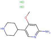 4-Methoxy-5-(piperidin-4-yl)pyridin-2-amine dihydrochloride