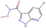 5-Bromo-N-methoxy-N-methyl-1H-pyrazolo[3,4-b]pyridine-3-carboxamide