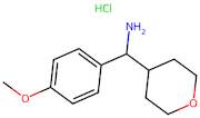 (4-Methoxyphenyl)(tetrahydro-2H-pyran-4-yl)methanamine hydrochloride