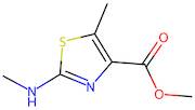 Methyl 5-methyl-2-(methylamino)thiazole-4-carboxylate