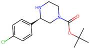 tert-Butyl (R)-3-(4-chlorophenyl)piperazine-1-carboxylate