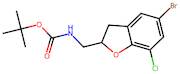 tert-Butyl ((5-bromo-7-chloro-2,3-dihydrobenzofuran-2-yl)methyl)carbamate