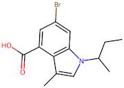 6-Bromo-1-(sec-butyl)-3-methyl-1H-indole-4-carboxylic acid