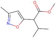 Methyl 3-methyl-2-(3-methylisoxazol-5-yl)butanoate