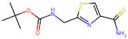 tert-Butyl ((4-carbamothioylthiazol-2-yl)methyl)carbamate