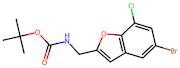 tert-Butyl ((5-bromo-7-chlorobenzofuran-2-yl)methyl)carbamate