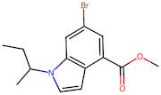 Methyl 6-bromo-1-(sec-butyl)-1H-indole-4-carboxylate