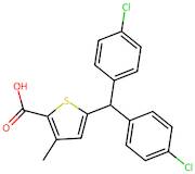 5-(Bis(4-chlorophenyl)methyl)-3-methylthiophene-2-carboxylic acid