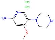 4-Methoxy-5-(piperazin-1-yl)pyridin-2-amine dihydrochloride