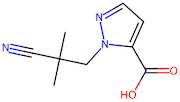 1-(2-Cyano-2-methylpropyl)-1H-pyrazole-5-carboxylic acid