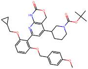 tert-Butyl 3-(7-(2-(cyclopropylmethoxy)-6-((4-methoxybenzyl)oxy)phenyl)-2-oxo-2,4-dihydro-1H-pyrid…