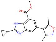 Methyl 2-cyclopropyl-5-(3,5-dimethylisoxazol-4-yl)-1H-benzo[d]imidazole-7-carboxylate