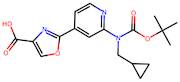 2-(2-((tert-Butoxycarbonyl)(cyclopropylmethyl)amino)pyridin-4-yl)oxazole-4-carboxylic acid