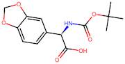 (R)-2-(Benzo[d][1,3]dioxol-5-yl)-2-((tert-butoxycarbonyl)amino)acetic acid