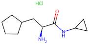 (S)-2-amino-3-cyclopentyl-N-cyclopropylpropanamide hydrochloride