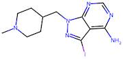 3-Iodo-1-[(1-methyl-4-piperidinyl)methyl]-1H-pyrazolo[3,4-d]pyrimidin-4-amine