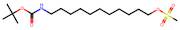 11-((Tert-butoxycarbonyl)amino)undecyl methanesulfonate