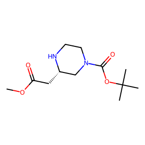 tert-Butyl (S)-3-(2-methoxy-2-oxoethyl)piperazine-1-carboxylate