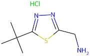 (5-(tert-Butyl)-1,3,4-thiadiazol-2-yl)methanamine hydrochloride