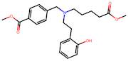 Methyl 4-(((2-hydroxyphenethyl)(5-methoxy-5-oxopentyl)amino)methyl)benzoate