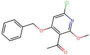 1-(4-(Benzyloxy)-6-chloro-2-methoxypyridin-3-yl)ethan-1-one