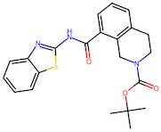 tert-Butyl 8-(benzo[d]thiazol-2-ylcarbamoyl)-3,4-dihydroisoquinoline-2(1H)-carboxylate