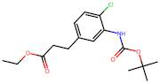 Ethyl 3-(3-((tert-butoxycarbonyl)amino)-4-chlorophenyl)propanoate