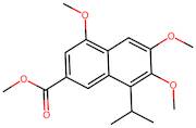 Methyl 8-isopropyl-4,6,7-trimethoxy-2-naphthoate